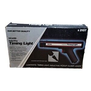 Vintage Sears Clamp On Inductive Timing Light Timing 9 2137
